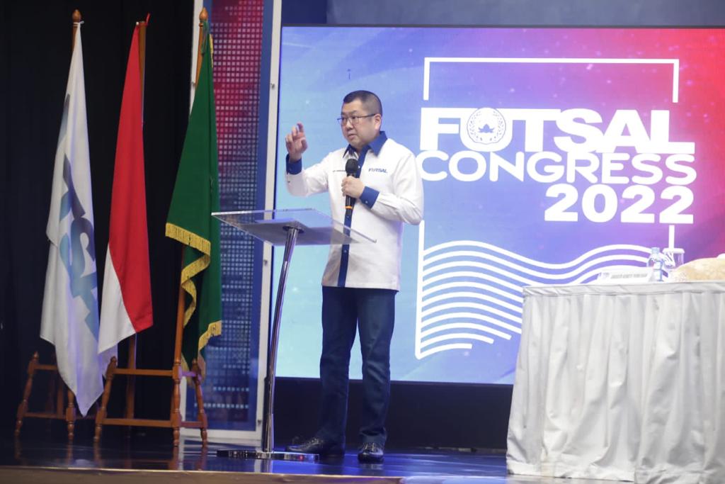 Hary Tanoesoedibjo Buka Kongres Pemilihan FFI 2022: Berharap Futsal Jadi Lebih Baik