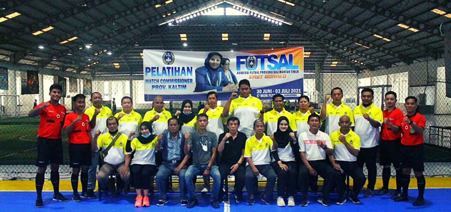 Semangat AFP Kaltim Menggelar Kursus Pengawas Pertandingan Futsal di Tengah Pandemi