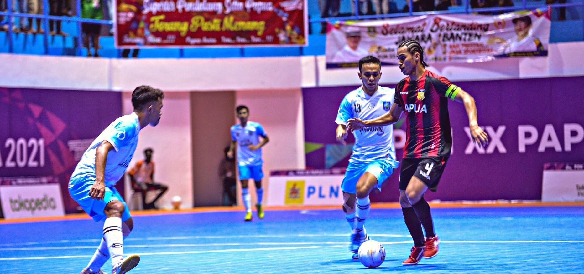 Tim Futsal Papua  dan Jawa Barat Raih Kemenangan di Hari Kedua Futsal PON XX Papua