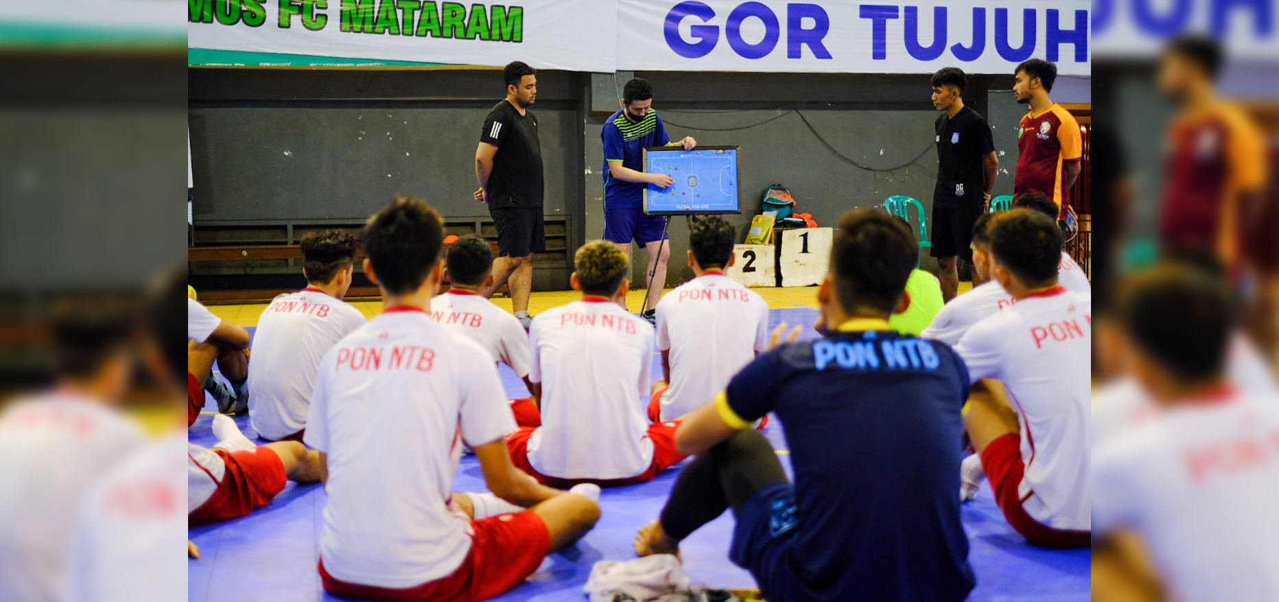 Coaching Clinic dari Coach Ken saat Kunjungan Singkat di Lombok